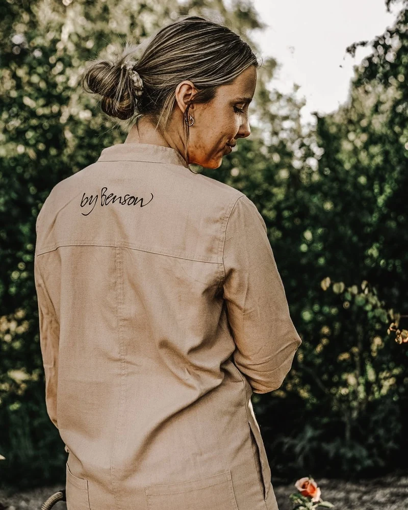 Gardening Outfit Set – Garden Suit & Leather Gloves