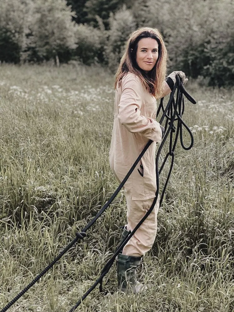 Gardening Outfit Set – Garden Suit & Leather Gloves