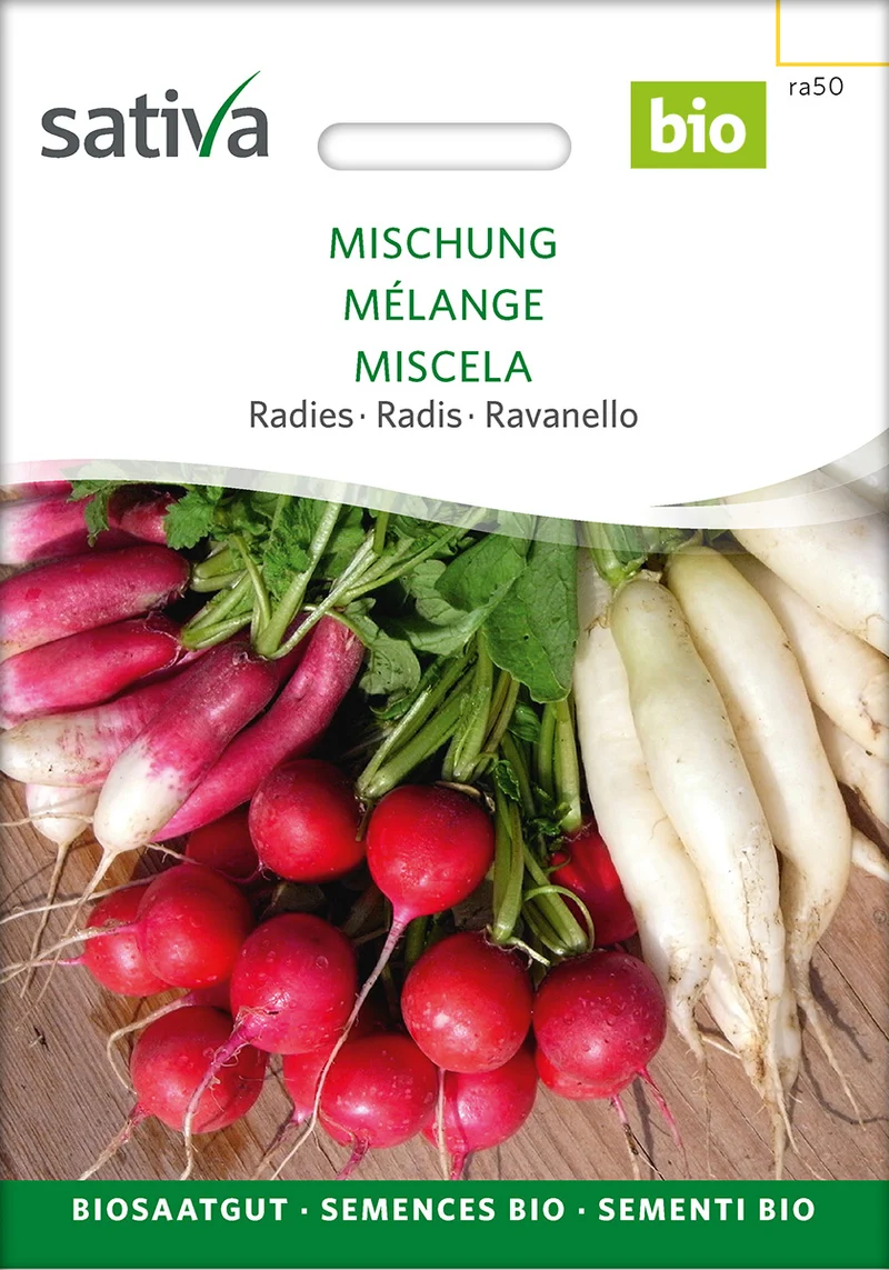 BIO Saatgut Radies Mischung
