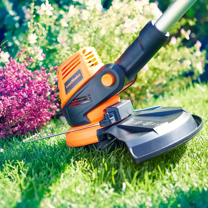 LawnMaster MX 24V Cordless Grass Trimmer | Detachable Wheel Kit