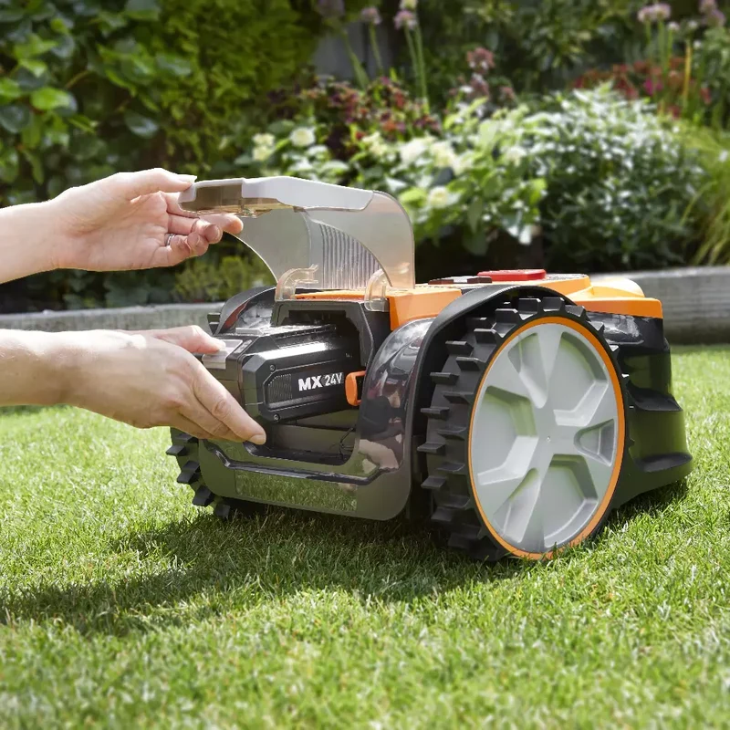 LawnMaster OcuMow® DM16-200 Plus | MX 24V Drop and Mow Robotic Lawnmower-With Battery