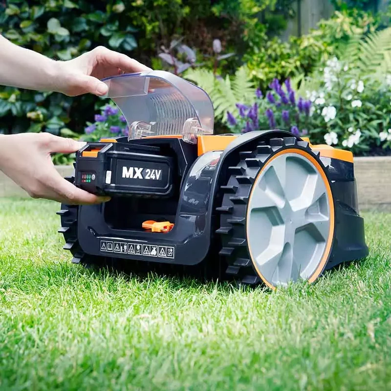 LawnMaster OcuMow® DM16-150 | MX 24V Drop and Mow Robotic Lawnmower-With Battery
