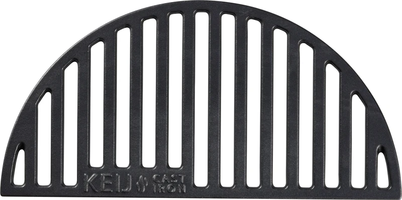Keij Gietijzeren rooster - half rond - Compact - 33 cm - geëmailleerd