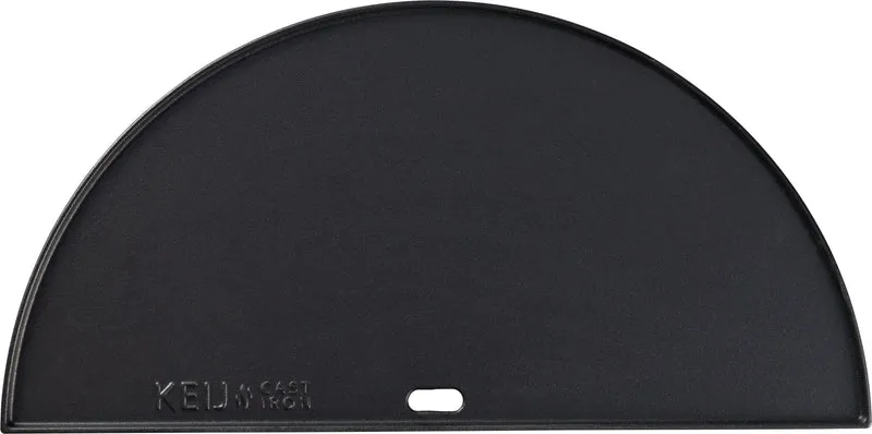 Keij Gietijzeren plaat - half rond - Large - 46,5 cm - geëmailleerd