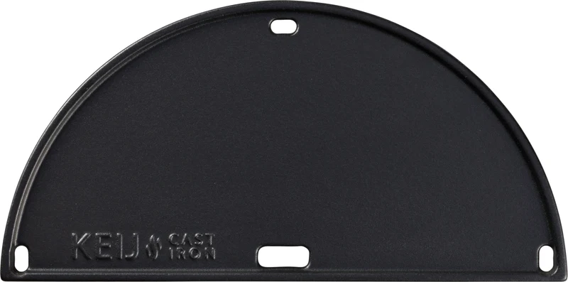 Keij Gietijzeren plaat - half rond - Compact - 33 cm - geëmailleerd