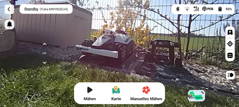 Mammotion Yuka mini Mähroboter Performance Style Kameraschutz Linsenschutz