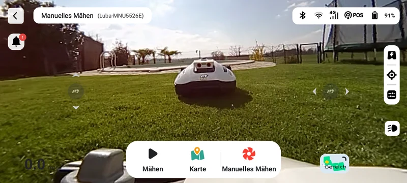 Mammotion Yuka mini Mähroboter Performance Style Kameraschutz Linsenschutz