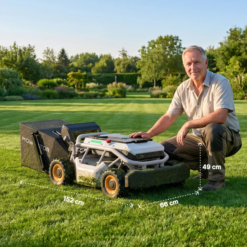 Mowrator S1 4WD/Allrad 119 % Steigung