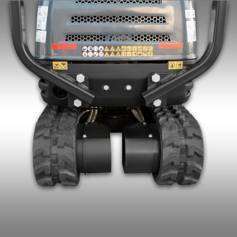 JANSEN® MB-700 Minibagger, 8,5 PS Benzin, Komplett-Set, Verstellfahrwerk