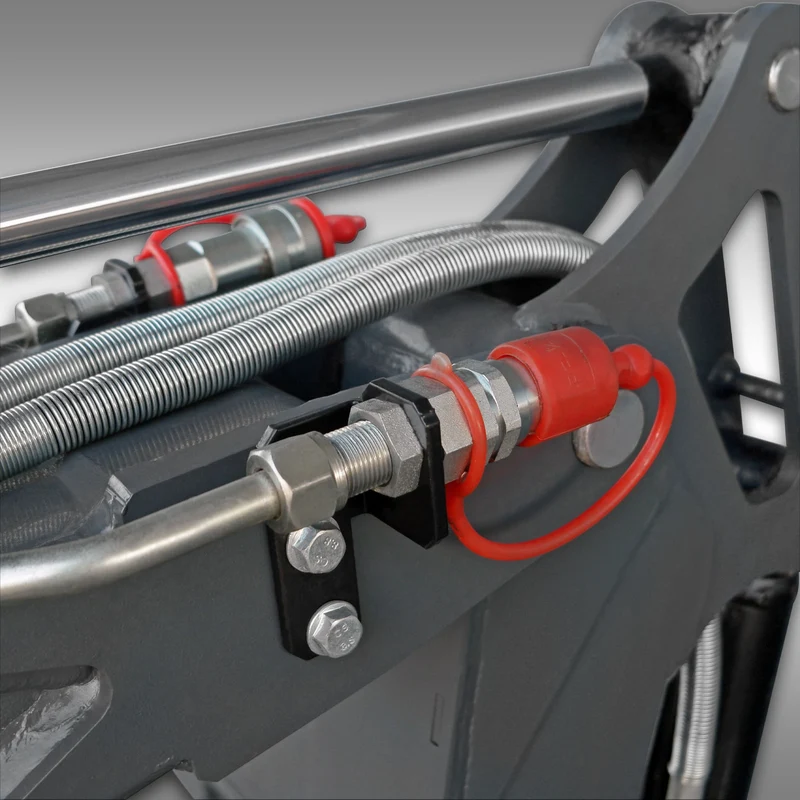 JANSEN® MB-700 Minibagger, 8,5 PS Benzin, Komplett-Set, Verstellfahrwerk
