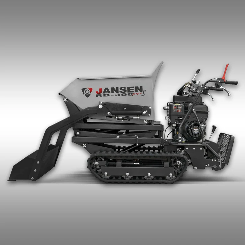 Raupendumper Jansen RD-300proS, hydraulisch, Hochkippsystem, Selbstladefunktion