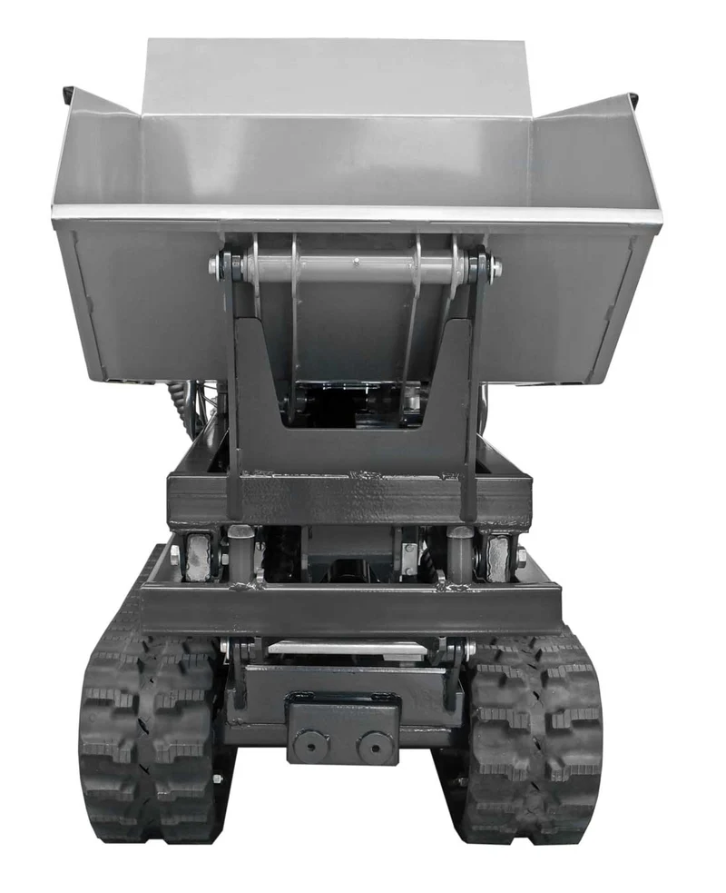 Raupendumper Jansen RD-300pro, hydraulische Mulde mit Hochkippsystem
