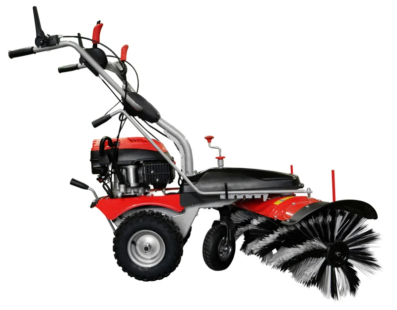 Kehrmaschine Jansen MKB-500E inkl. Schneeschild+Behälter+E-Starter