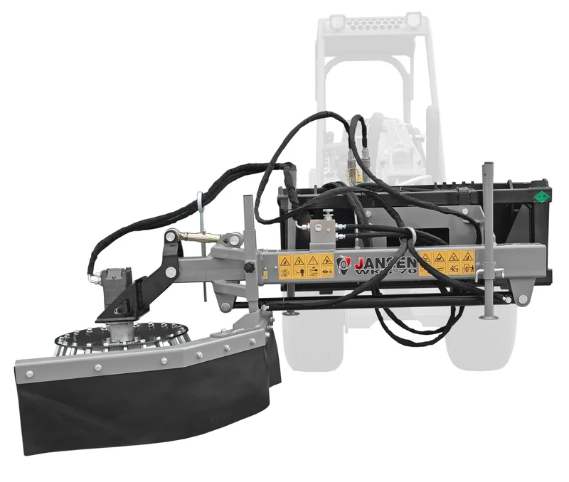 Wildkrautbürste Jansen WKB-70, Wildkrautbesen, Unkrautbürste, hydraulisch