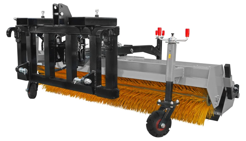 Traktor Kehrmaschine Jansen JK-200, Euroaufnahme, KAT.1+2, Palettengabel