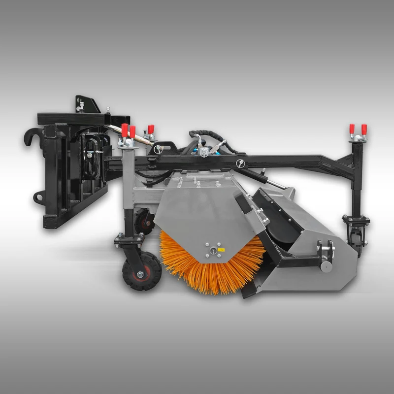Traktor Kehrmaschine Jansen JK-130, Euroaufnahme, KAT.1+2, Palettengabel