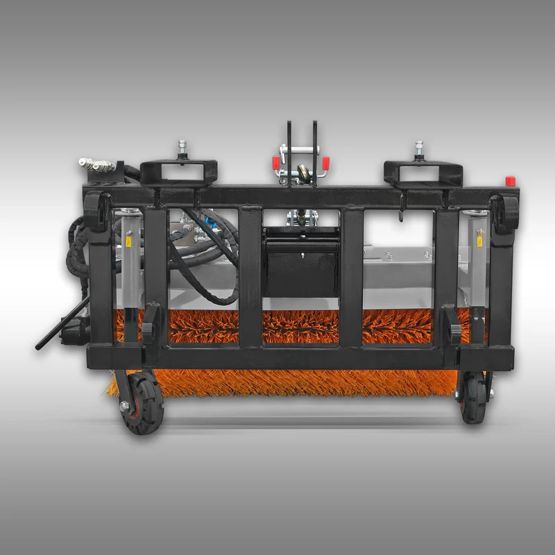 Traktor Kehrmaschine Jansen JK-130, Euroaufnahme, KAT.1+2, Palettengabel