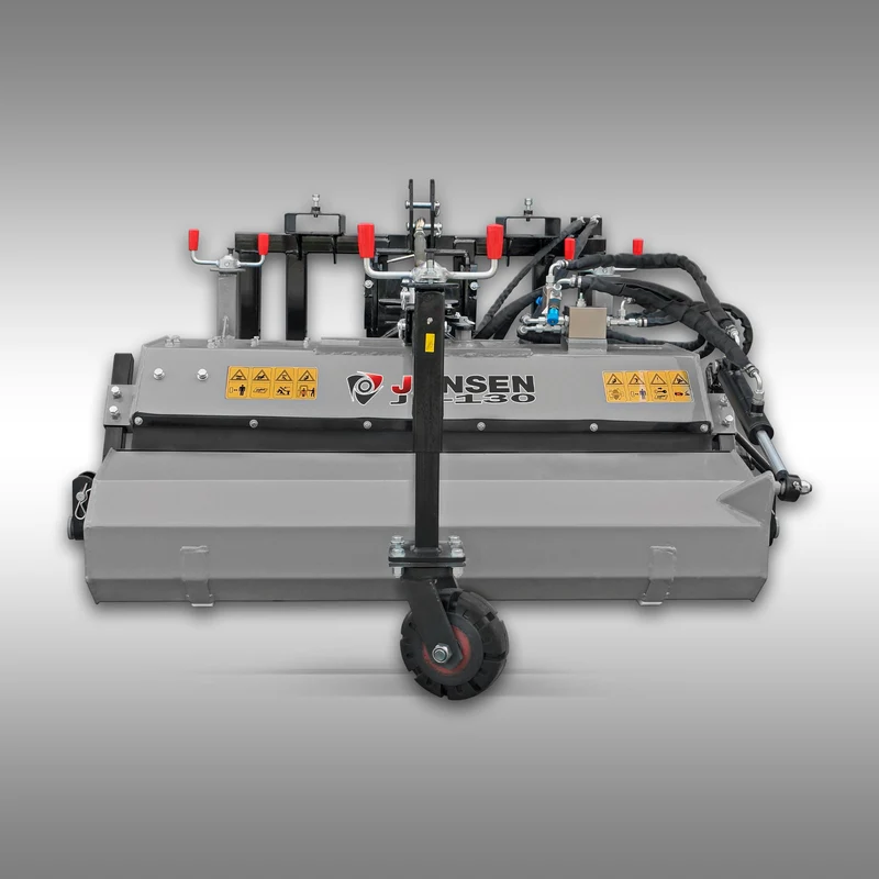 Traktor Kehrmaschine Jansen JK-130, Euroaufnahme, KAT.1+2, Palettengabel