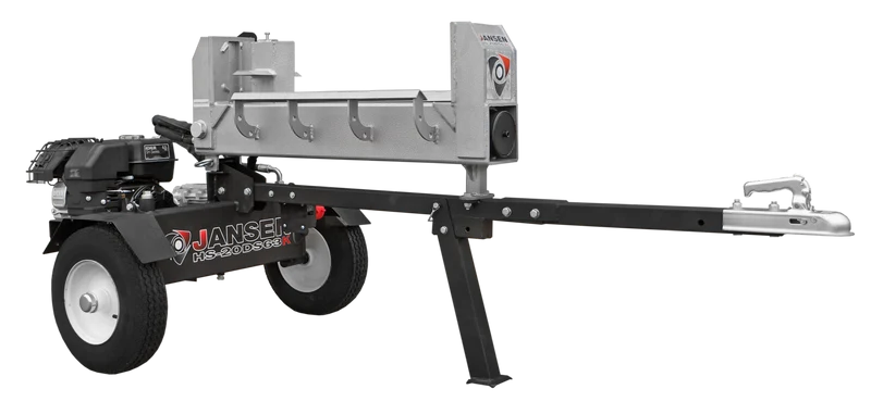 Holzspalter Jansen HS-20DS63K Benzin+Elektromotor, 20 t, 60 cm, Doppelspalter
