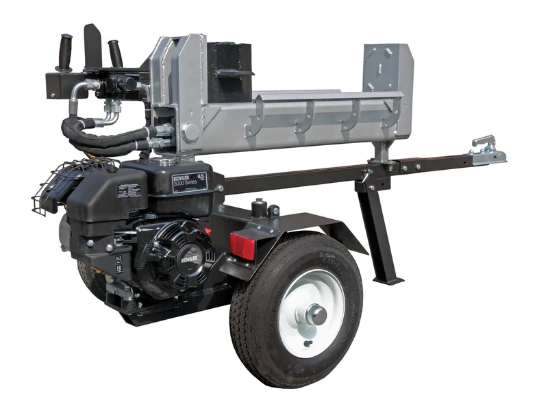 Holzspalter Jansen HS-20DS63, 20 t, 60 cm, Benzinmotor, Doppelspalter