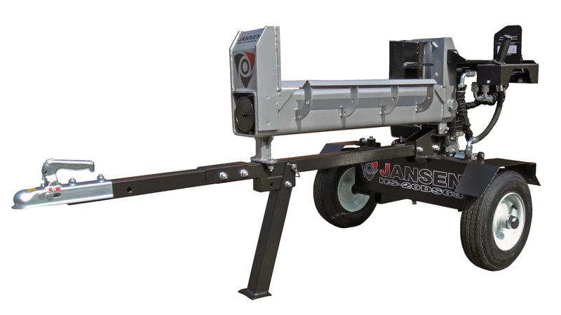 Holzspalter Jansen HS-20DS63, 20 t, 60 cm, Benzinmotor, Doppelspalter