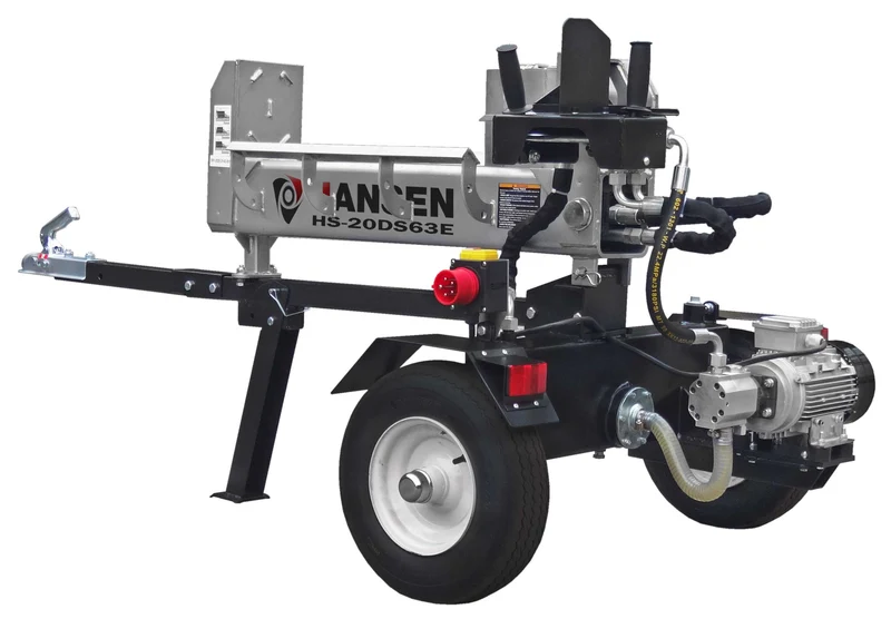 Holzspalter Jansen HS-20DS63, 20 t, 60 cm, Benzinmotor, Doppelspalter