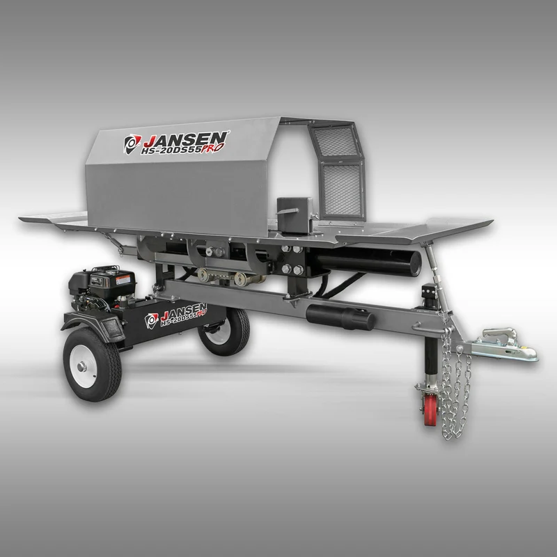 Holzspalter Jansen HS-20DS55pro, 20t, 55cm, Benzinmotor, Doppelspalter