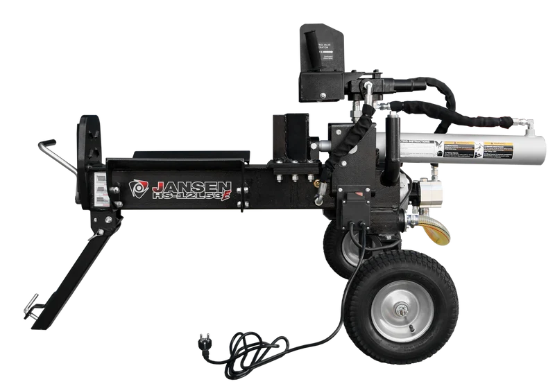 Holzspalter Jansen HS-12L53E, 12 t, 53cm, liegend, Elektromotor 230V