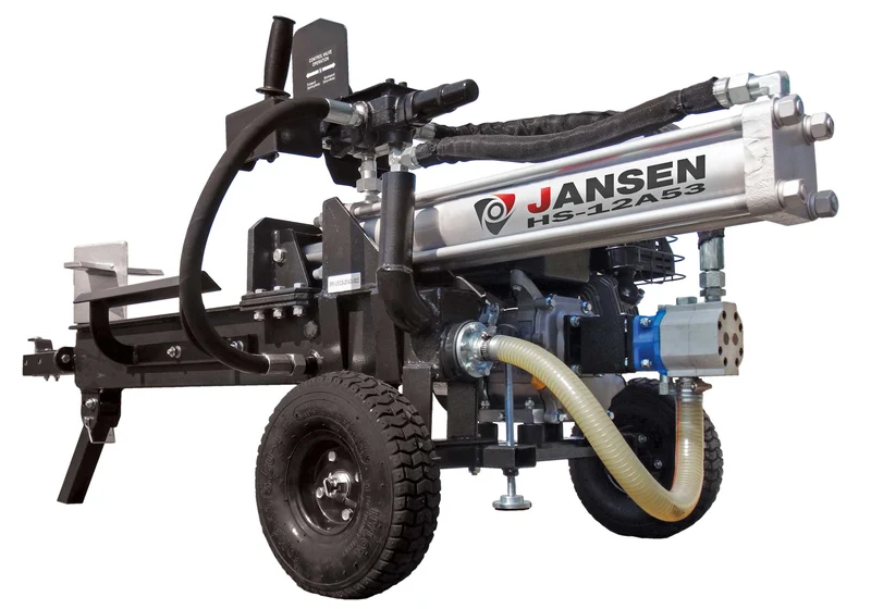 Holzspalter Jansen HS-12L53, 12 t, 50cm, liegend, Benzinmotor 6,5 PS
