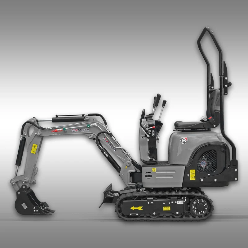 Minibagger Jansen MB-800, Kompaktbagger, Benzin, Komplett-Set