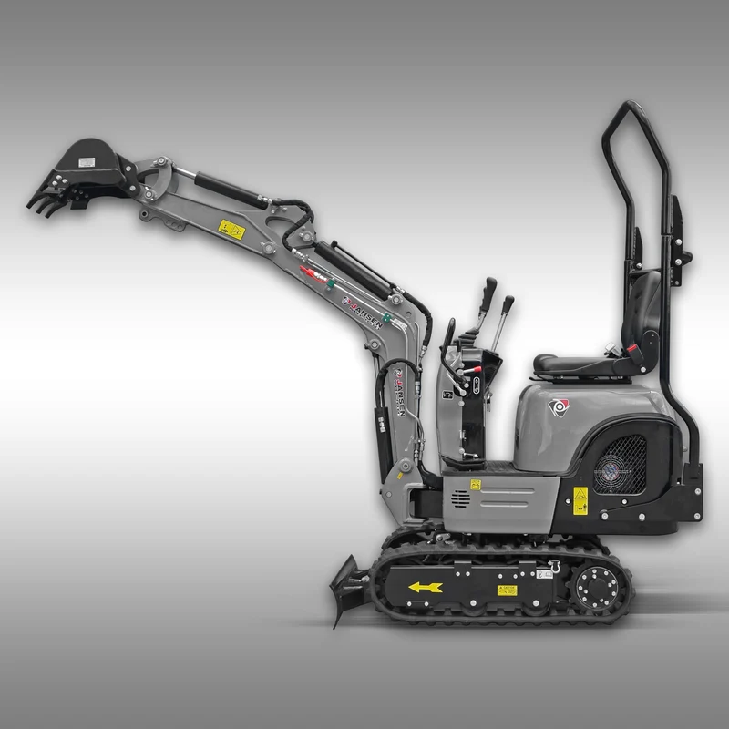 Minibagger Jansen MB-800, Kompaktbagger, Benzin, Komplett-Set