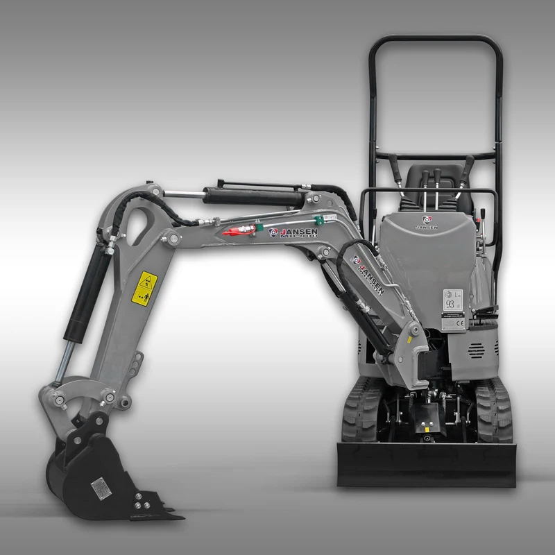 Minibagger Jansen MB-800, Kompaktbagger, Benzin, Komplett-Set