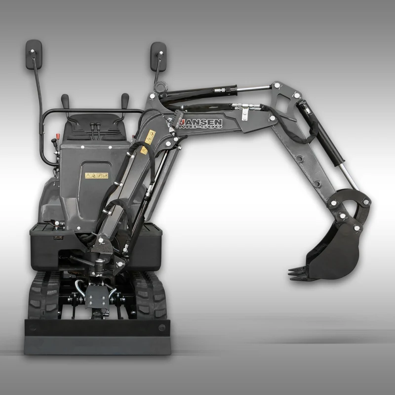Mikrobagger Jansen MB-500, Minibagger, Benzin, Komplett-Set