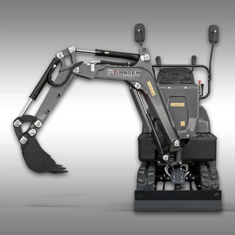 Mikrobagger Jansen MB-500, Minibagger, Benzin, Komplett-Set