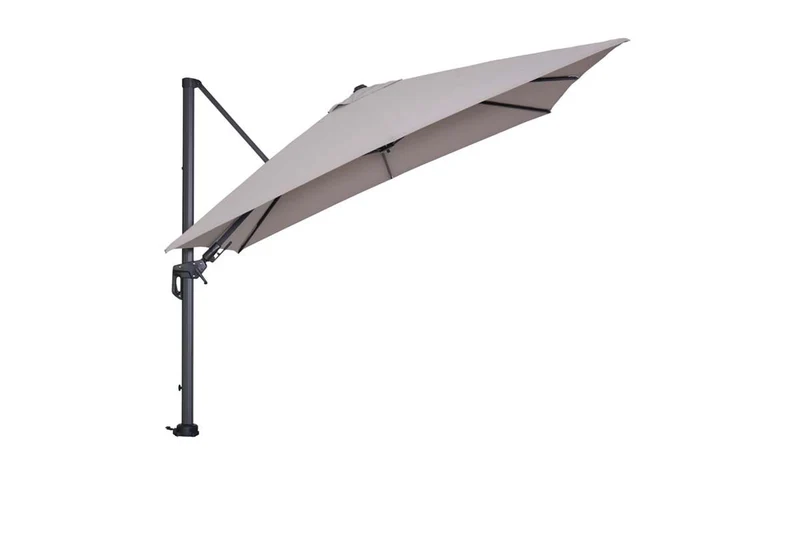 Hawaii parasol - 300x300 cm - carbon black - zand
