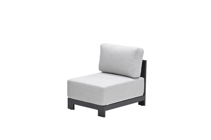 Levanto midden element - carbon black - valley sand