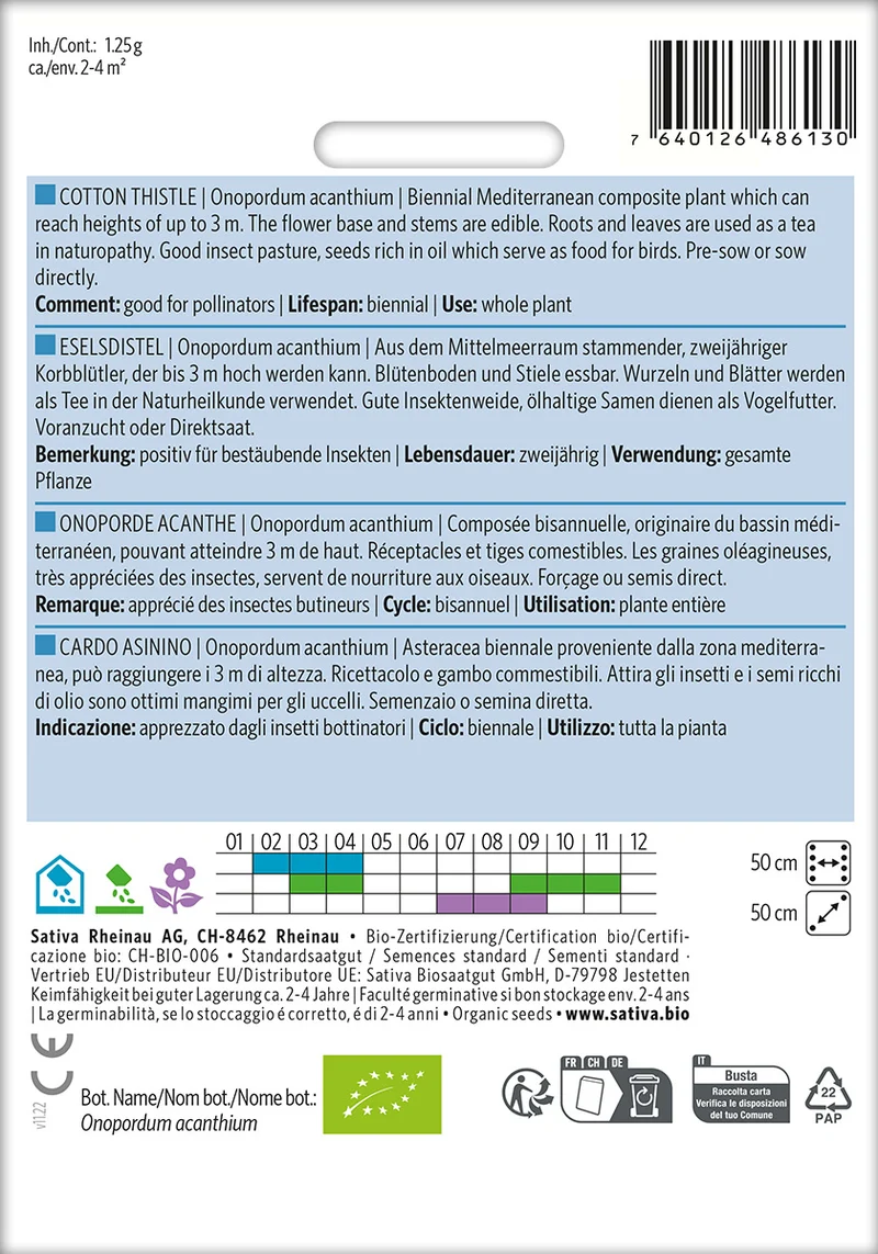 BIO Saatgut Eselsdistel