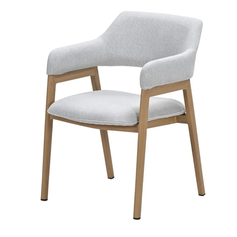Selina dining tuinstoel - light teak look - valley sand - Bruin