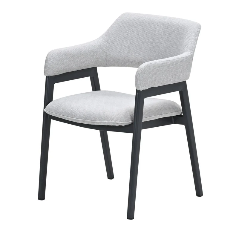 Selina dining tuinstoel - carbon black - valley sand - Antraciet