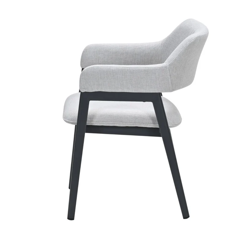 Selina dining tuinstoel - carbon black - valley sand - Antraciet
