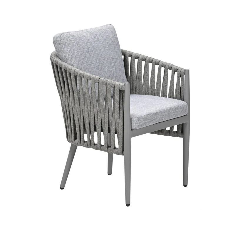 Teromos dining tuinstoel - taupe - rope grijs zand - valley sand
