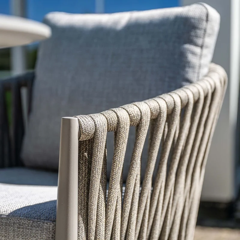 Teromos dining tuinstoel - taupe - rope grijs zand - valley sand