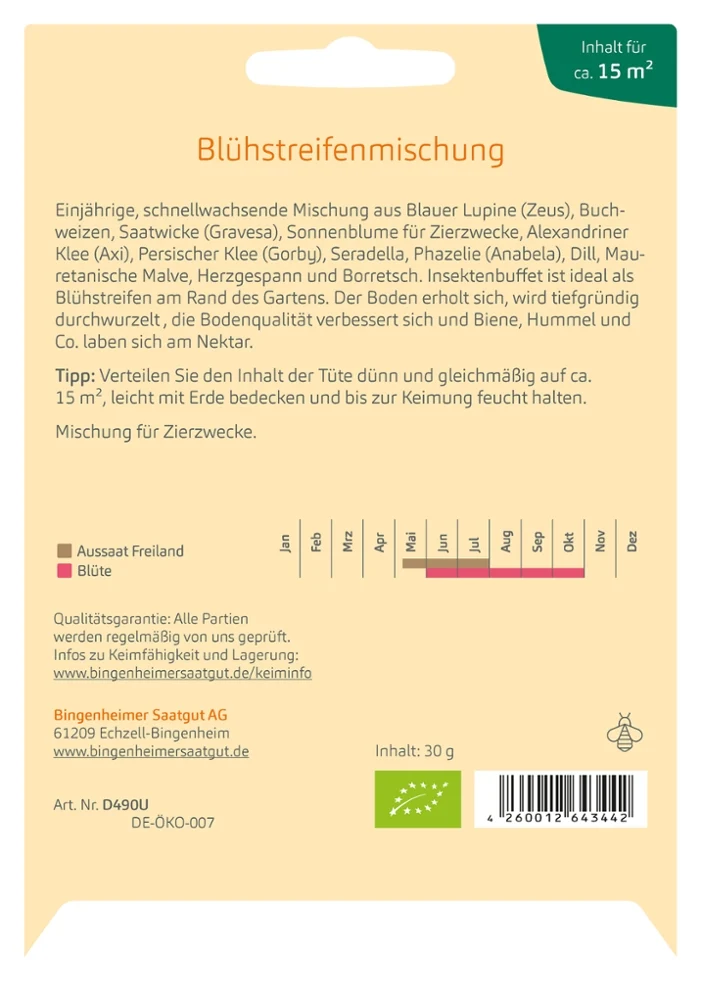 BIO Saatgut Ostergras-Sommergerste Pirona