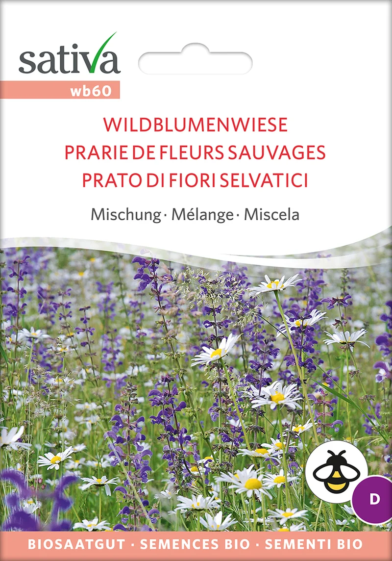 BIO Saatgut Mischung Wildblumenwiese