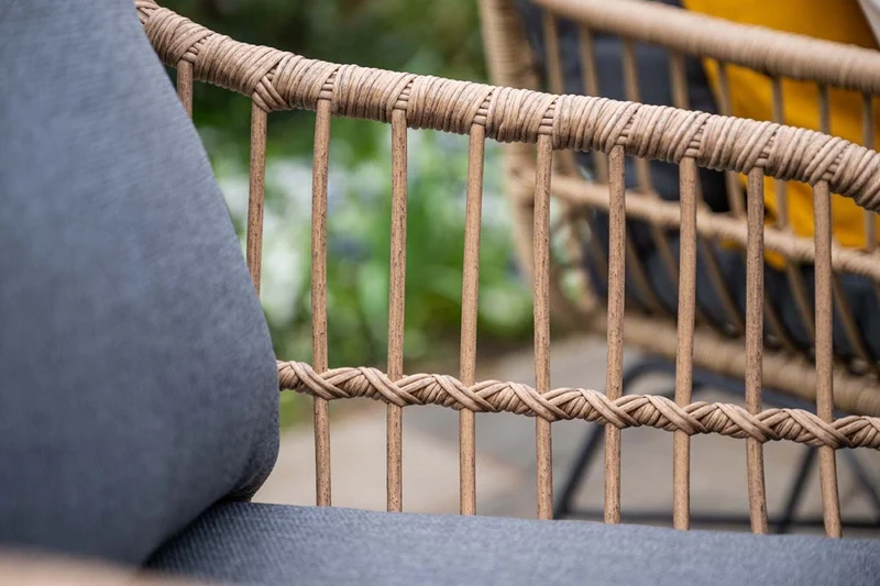 5-persoons ronde tuinset - Edison tafel - 5 Margriet stoelen - Garden Impressions