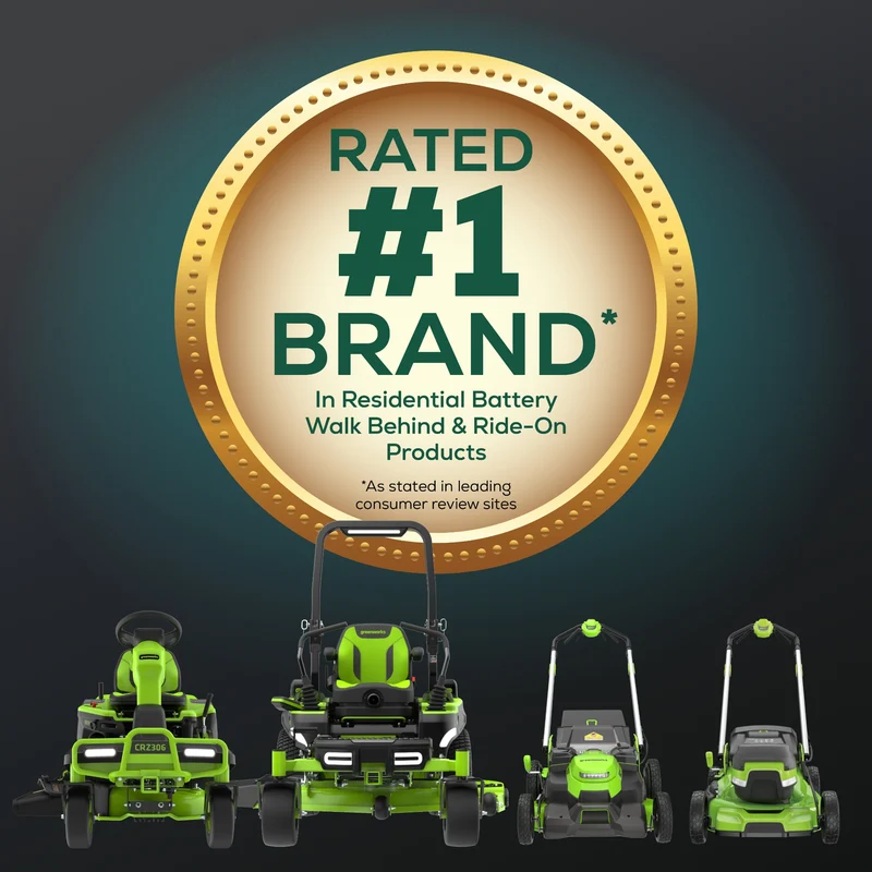 60V 30” CrossoverT Riding Lawn Tractor with (2) 8.0 Ah, (2) 4.0 Ah Batteries & 600-Watt Charger, CRT3061