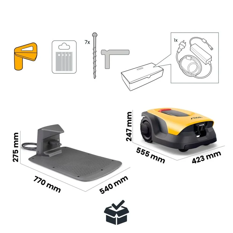 Stiga Mähroboter A 15v - bis 1.500 m²