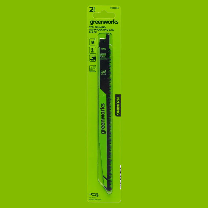 2-PC 9 in. 5TPI Recip Saw Pruning Blades
