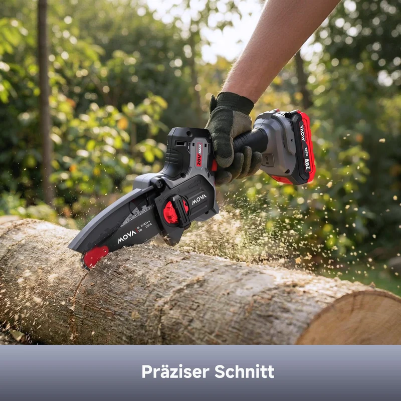 MOVA GC205 Astsäge 20 V und 12 cm mit bürstenlosem Motor
