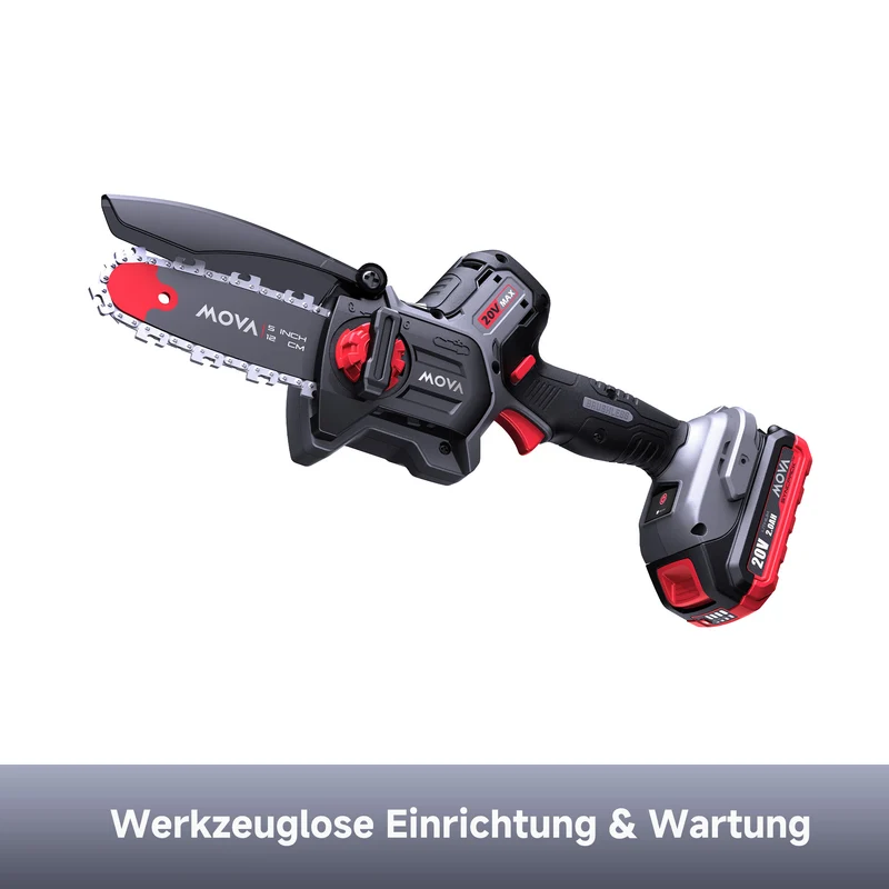 MOVA GC205 Astsäge 20 V und 12 cm mit bürstenlosem Motor